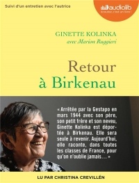 Retour à Birkenau: Livre audio 1 CD MP3 - Suivi d'un entretien avec Ginette Kolinka  width=